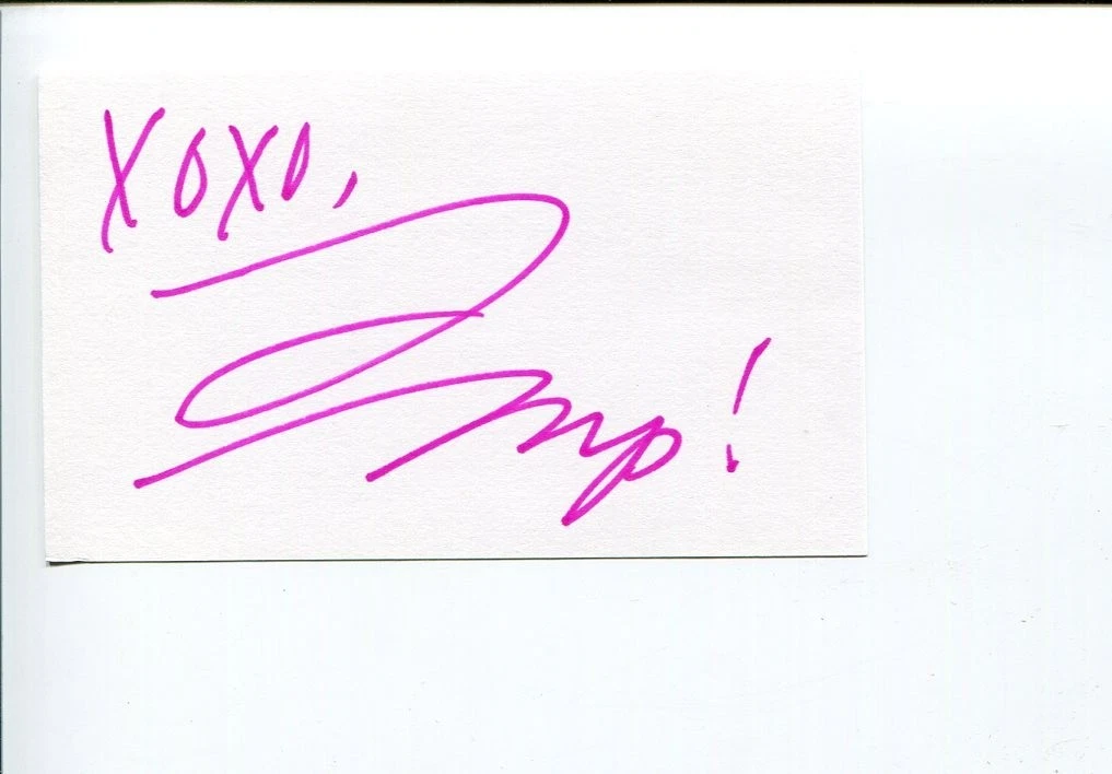 Lisa Lampanelli Famous Comedian The Apprentice Signed Autograph
