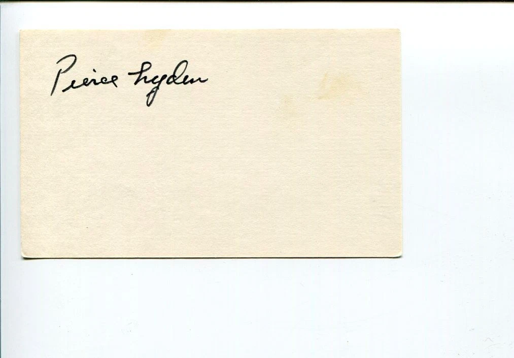 Pierce Lyden Cowboy Western Star Rare Signed Autograph
