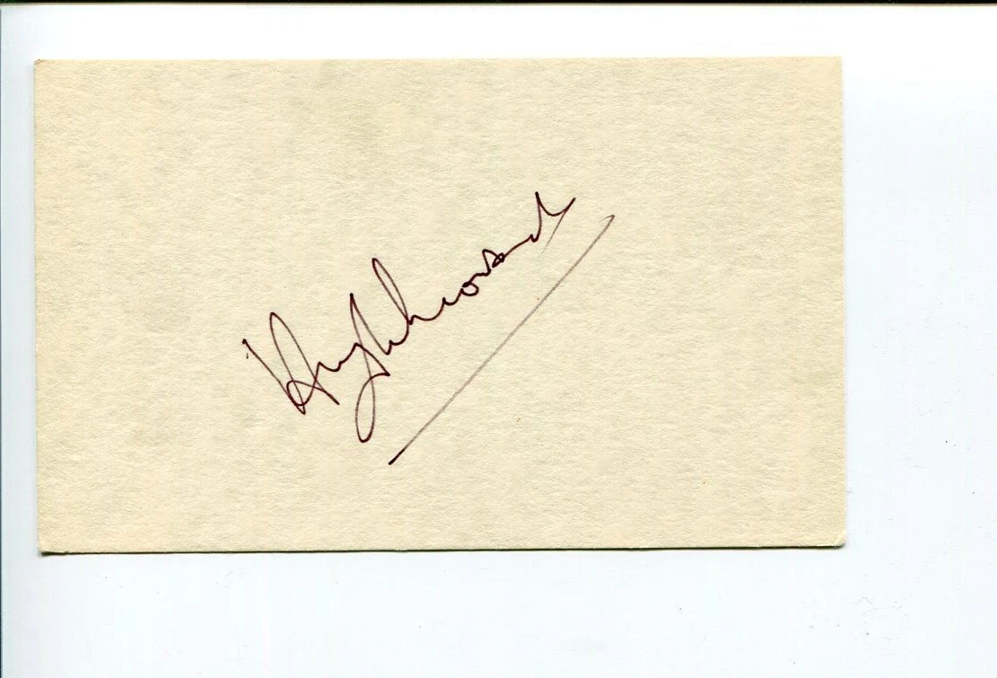 Hugh Leonard Irish Dramatist Auhor Playwright Tony Award Winner Signed Autograph
