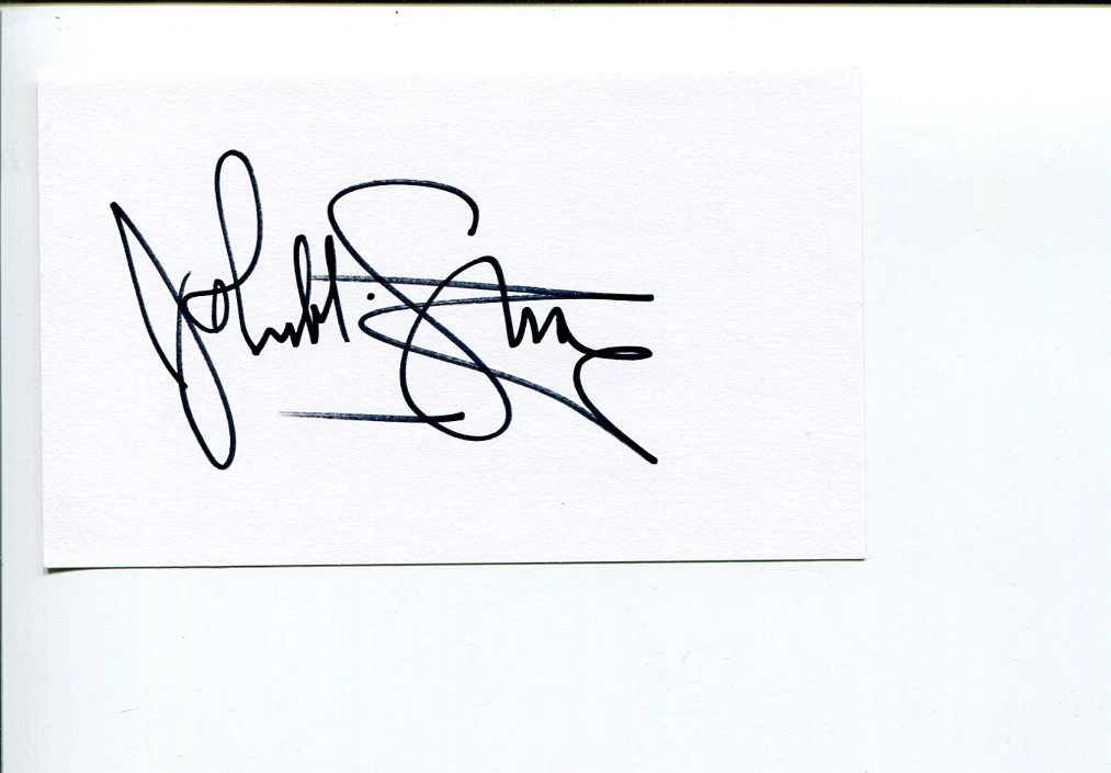 John H Stracey WBC Welterweight Boxing Champ HOF Signed Autograph
