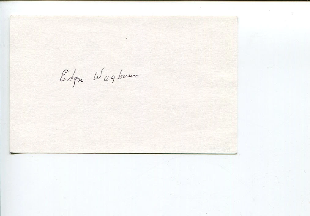 Edgar Wayburn Sierra Club President Environmentalist Rare Signed Autograph FDC
