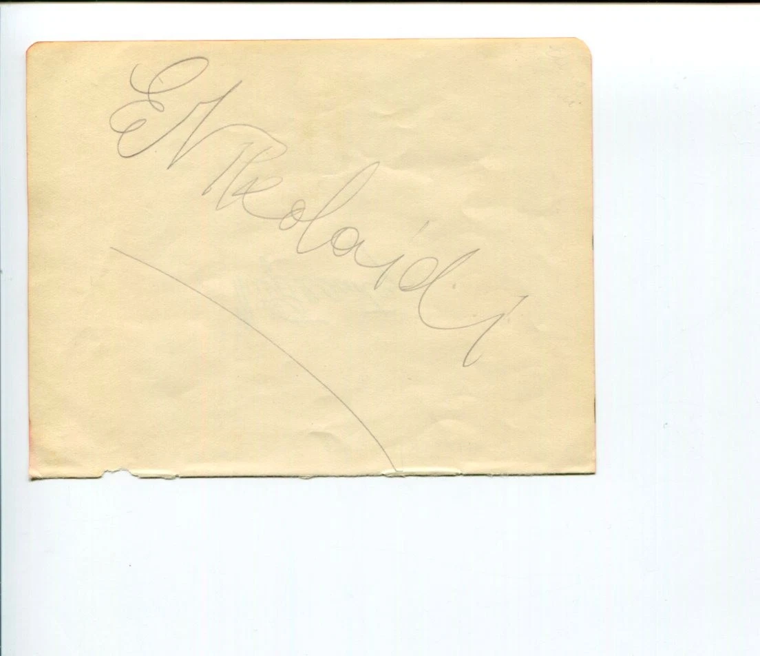 Elena Nikolaidi Greek Opera Singer And Unknown Signed Autograph
