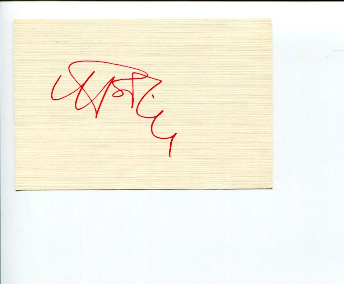 Bernd Weikl Baritone Opera Singer Richard Wagner Operas Signed Autograph
