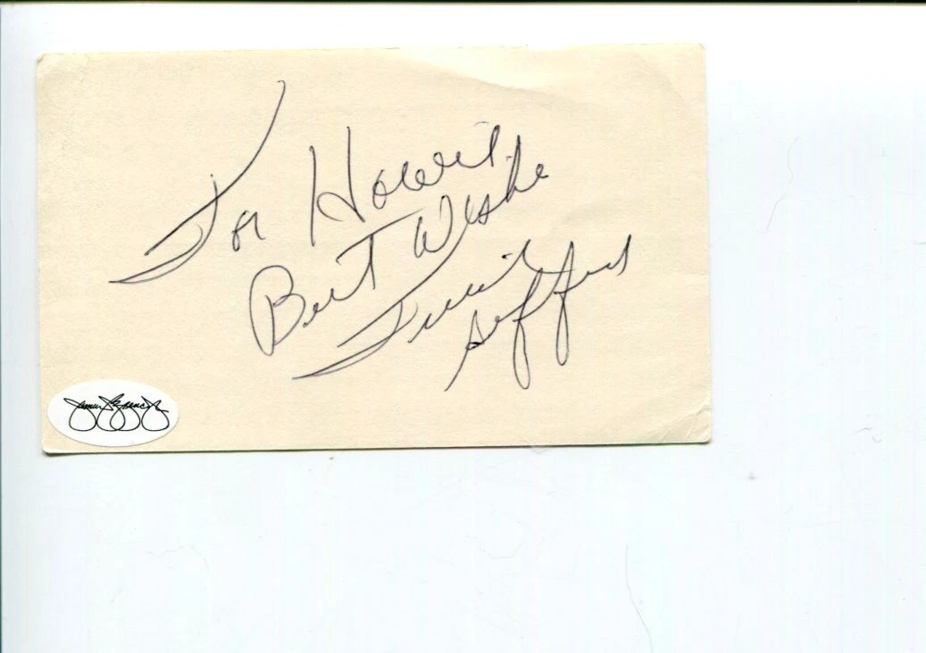 Frank Gifford NY New York Giants USC Trojans HOF Signed Autograph JSA
