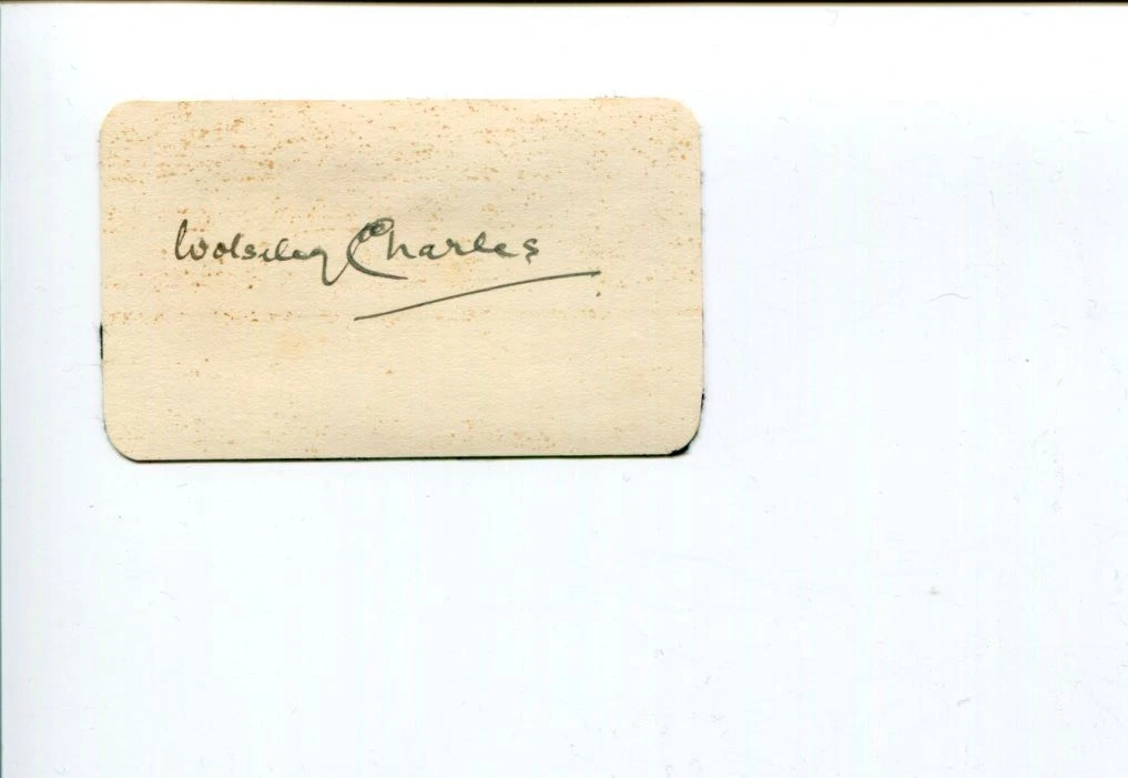 Wolseley Charles Classical Music Composer Signed Autograph
