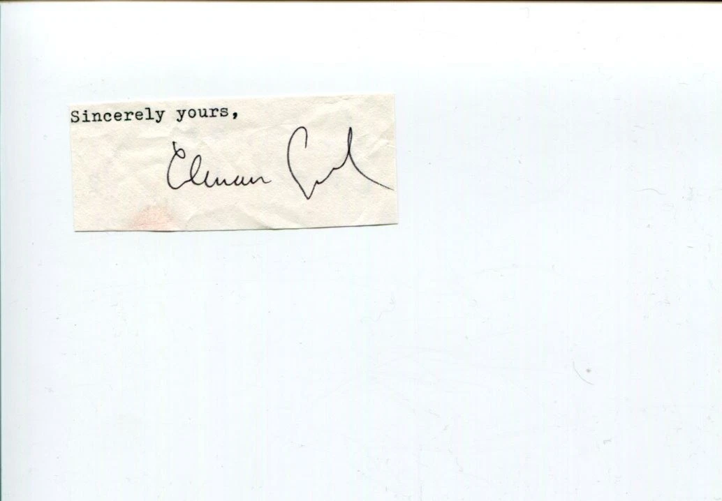 Lehman Engel Broadway Composer Conductor 6x Tony Award Winner Signed Autograph
