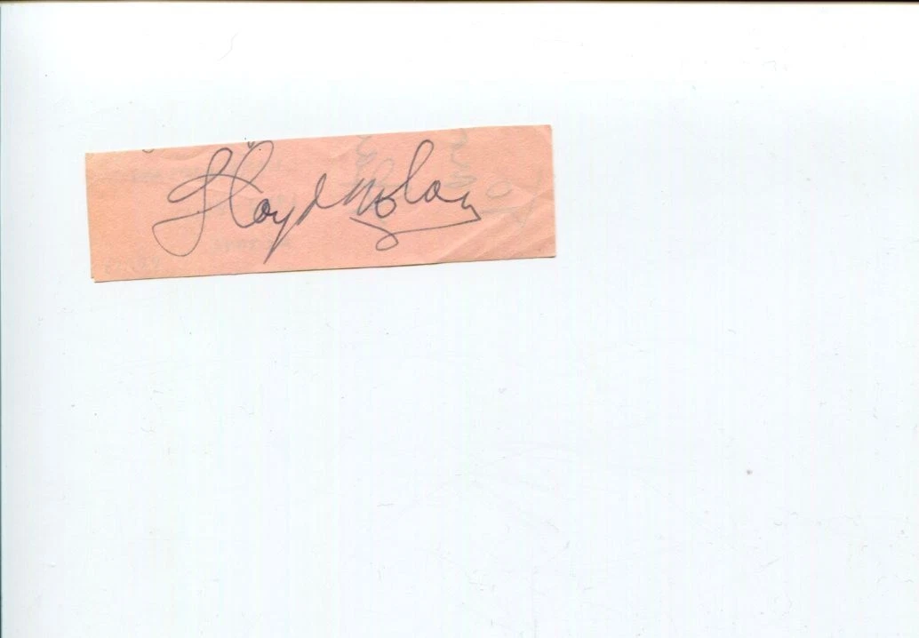 Lloyd Nolan Hannah and Her Sisters Julia Ice Station Zebra Peyton Place Signed
