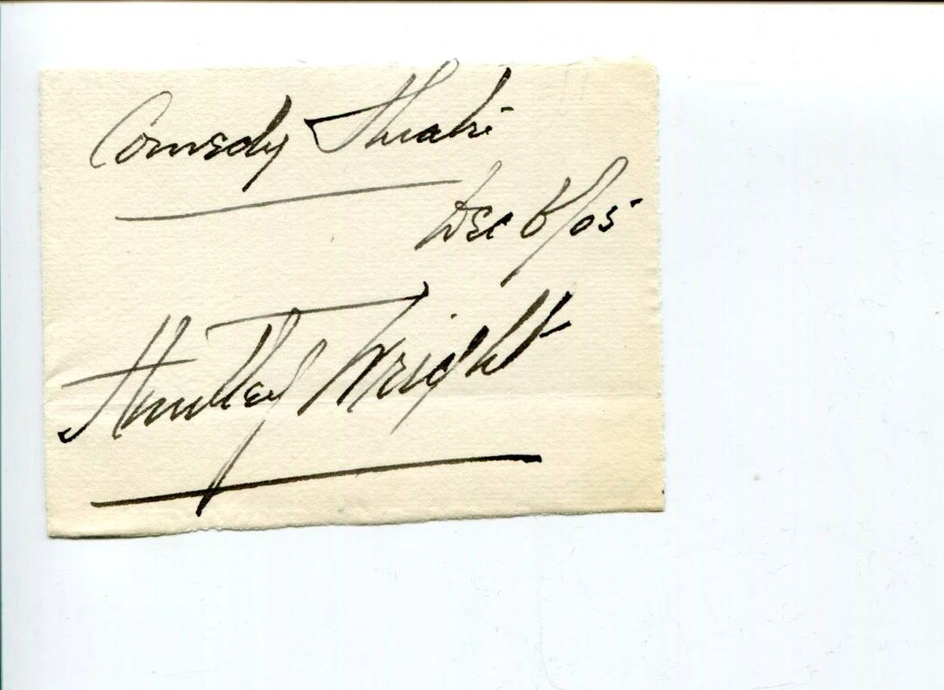 Huntley Wright Early Edwardian Stage Film Actor Dancer Comedian Signed Autograph
