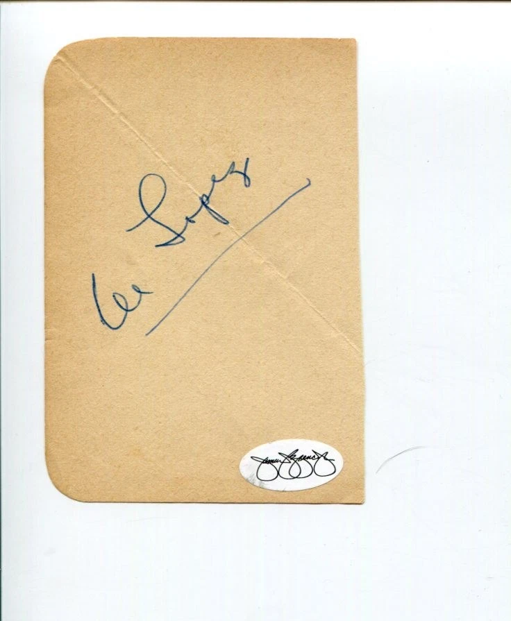 AL LOPEZ BROOKLYN DODGERS ROBINS PITTSBURGH PIRATES HOF SIGNED AUTOGRAPH JSA COLLECTIBLE MEMORABILIA