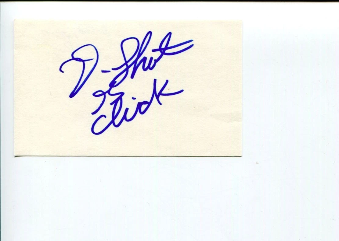 D-Shot Dannell Stevens The Shot Calla Singer Rapper Signed Autograph
