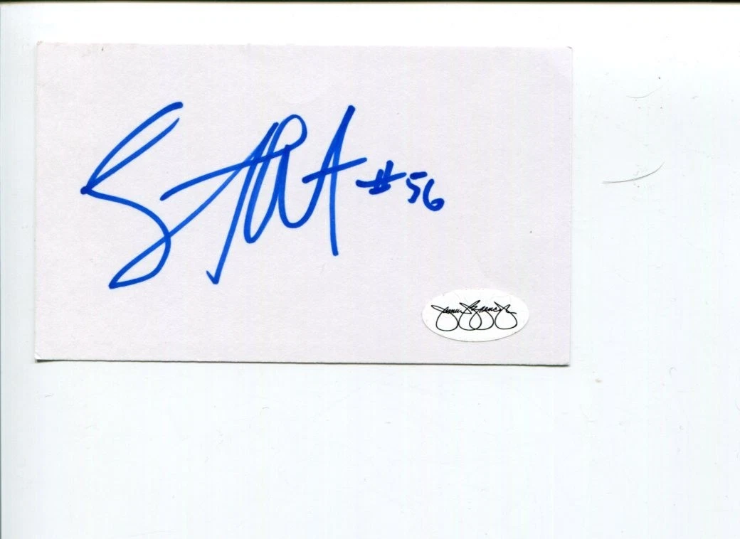 Shawne Merriman San Diego Chargers Bills Maryland Terrapins Signed Autograph JSA
