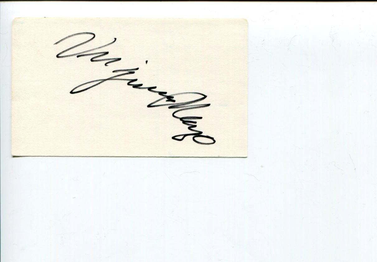 Virginia Mayo Sexy Best Years of Our Lives Signed Autograph
