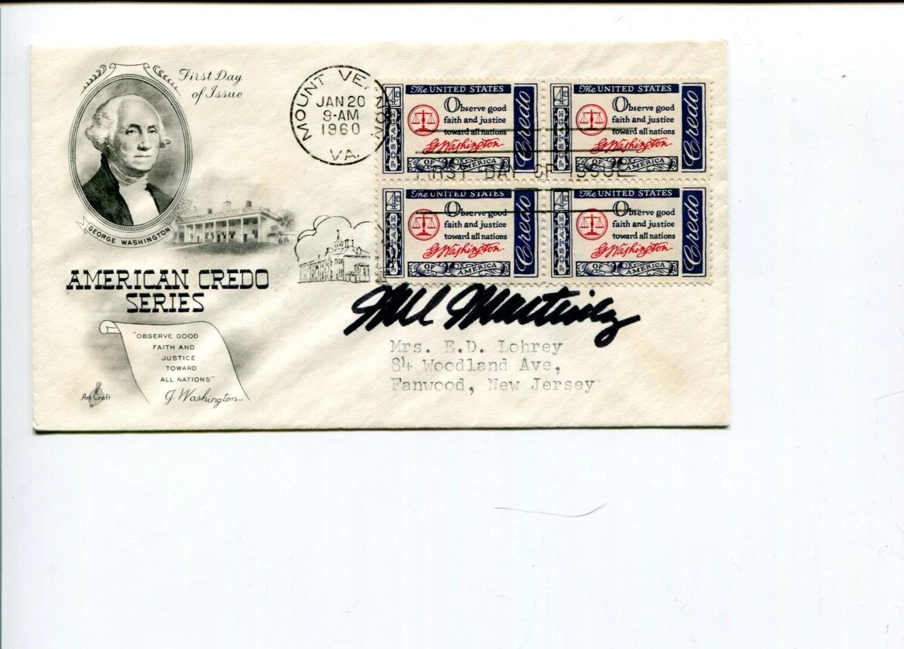 Mel Martinez Secretary of Housing HUD US Senator Congress Signed Autograph FDC
