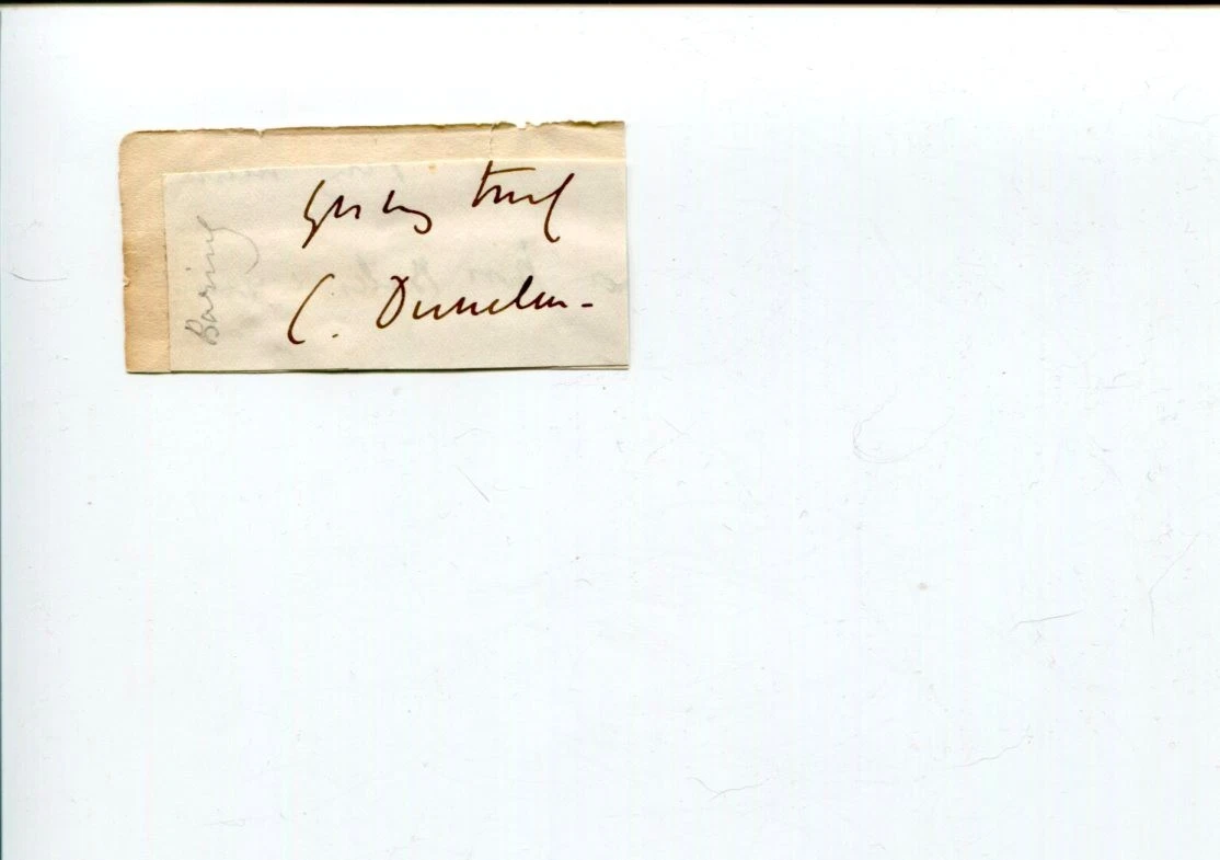 Charles Baring Bishop of Durham Gloucester Bristol Clergy Signed Autograph
