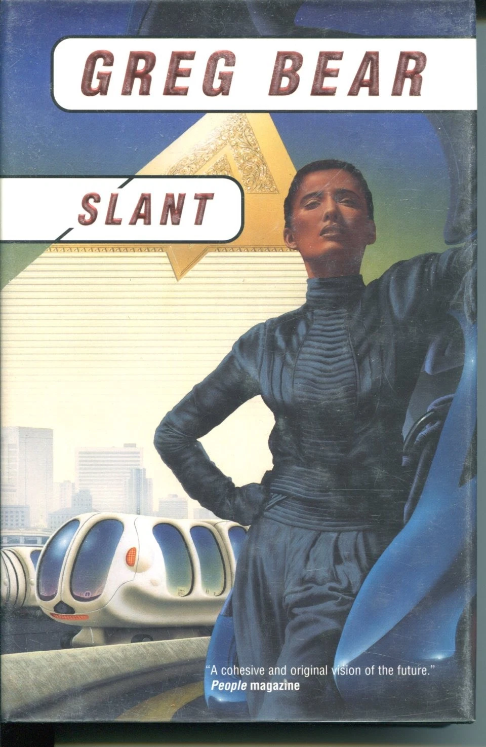Greg Bear Science Fiction Author Slant Signed Autograph 1st Edition Book
