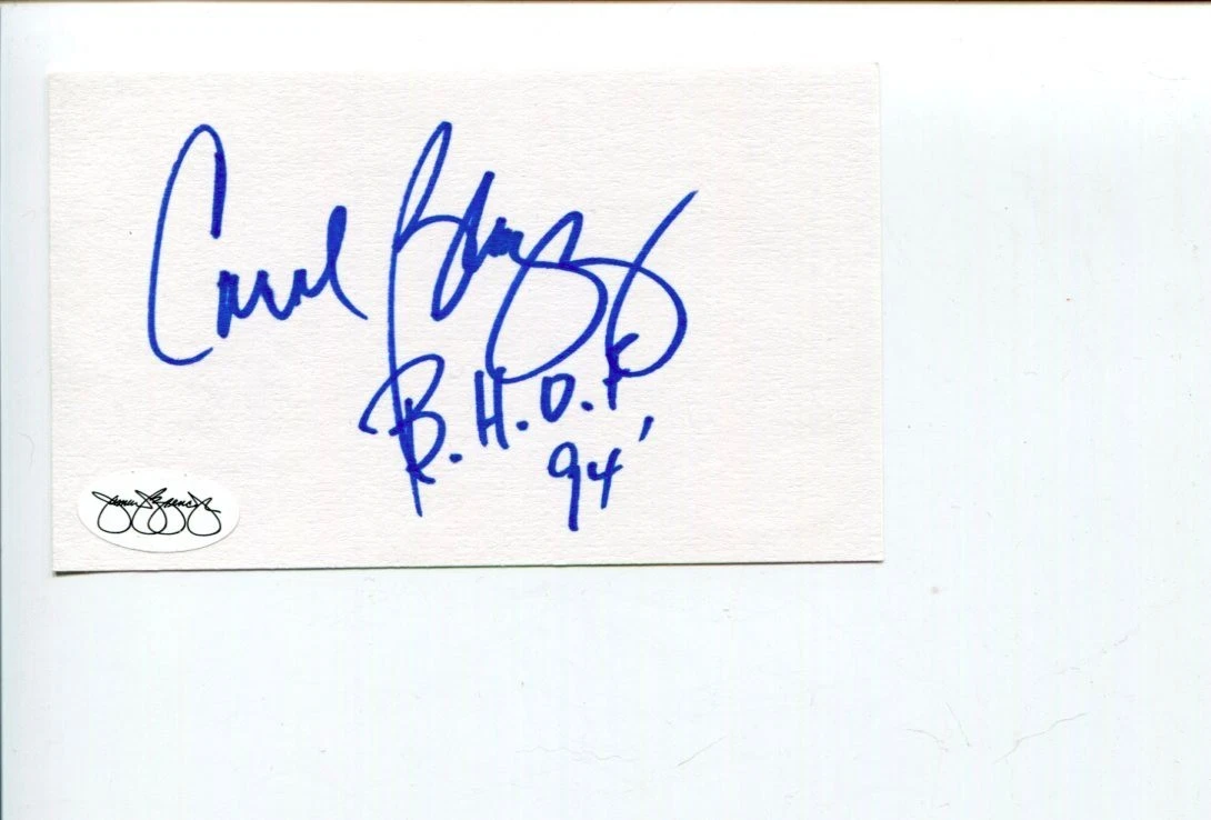 Carol Blazejowski 1979 Olympic Sliver Basketball HOF WNBA Signed Autograph JSA
