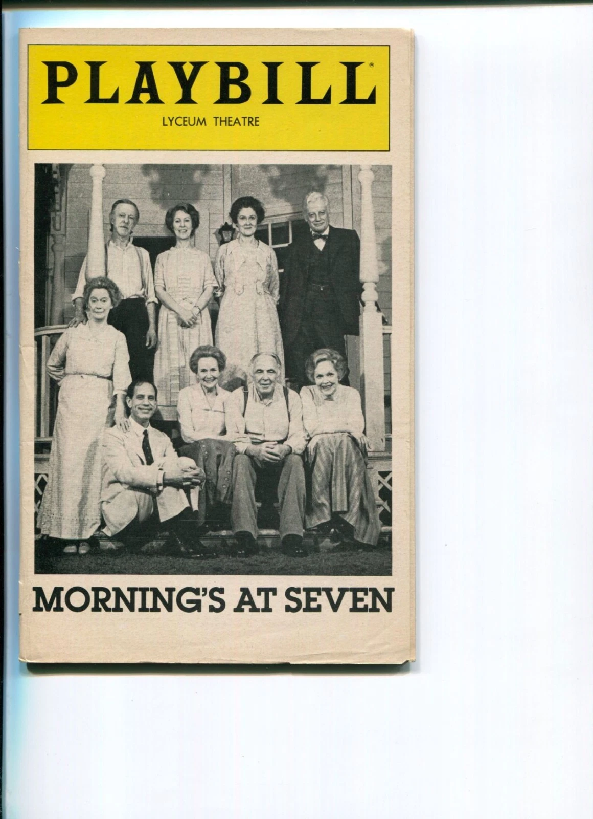 Maureen O'Sullivan Teresa Wright Kate Reid Morning's At Seven June 1981 Playbill
