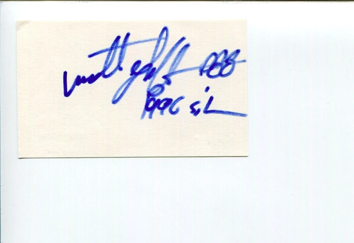 Matt Ghaffari Olympic Silver Heavyweight Greco-Roman Wrestler Signed Autograph
