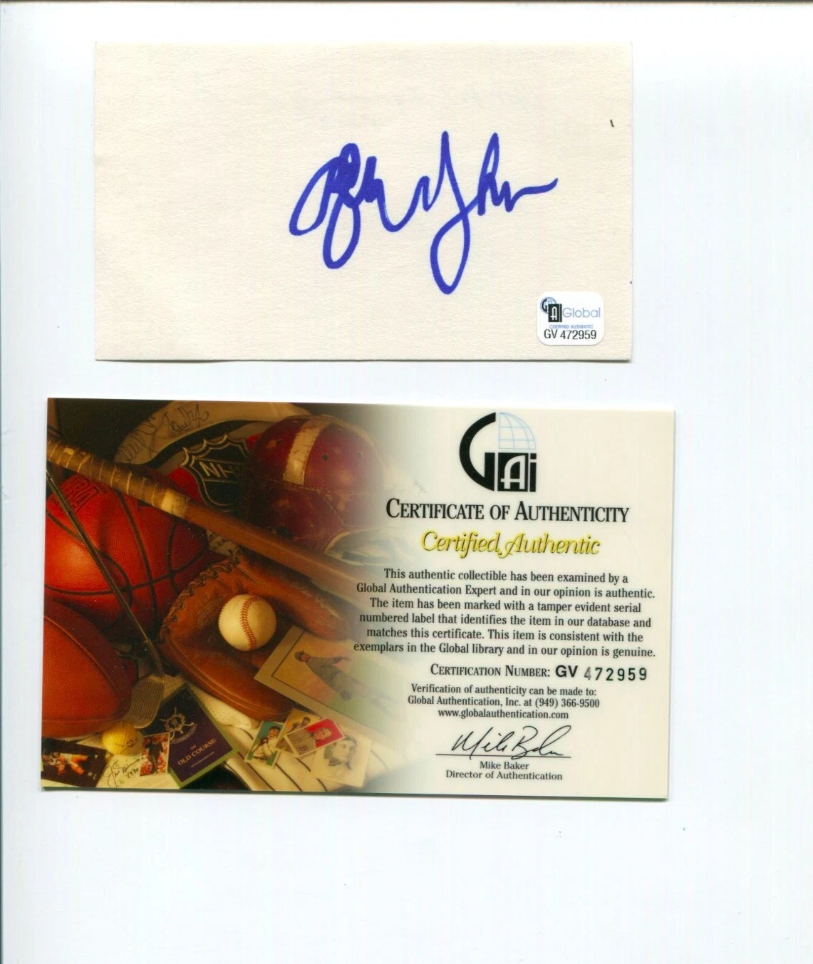 Bela Karolyi US Olympic Gymnastics Hall Of Famer HOF Coach Signed Autograph COA
