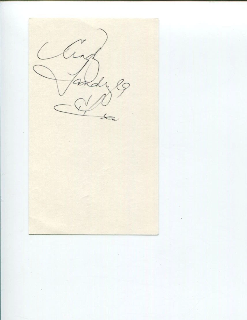 Cindy Landry Canada Olympic Figure Skater Nebelhorn Trophy Signed Autograph
