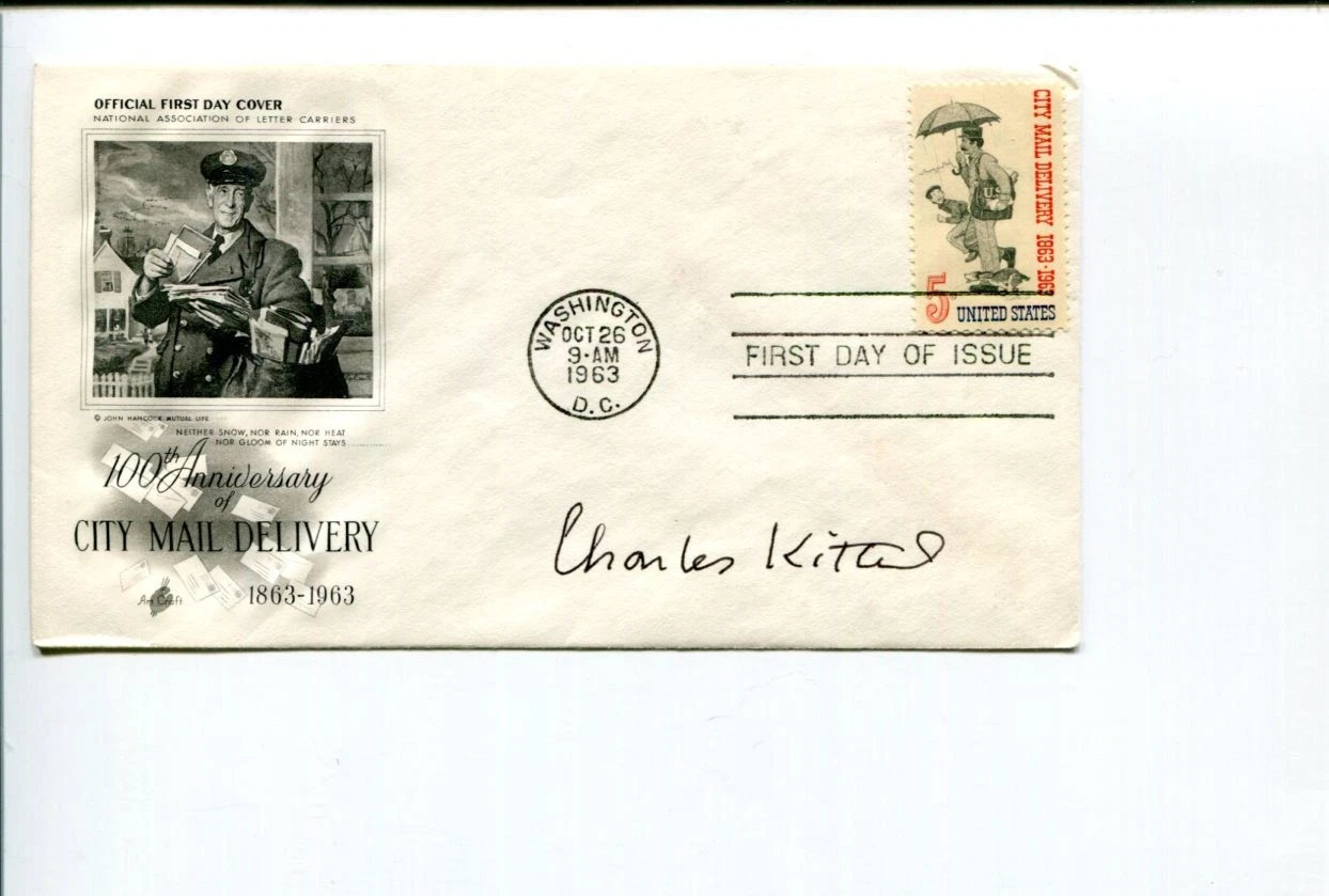 Charles Kittel Famous Physicist University of California Signed Autograph FDC
