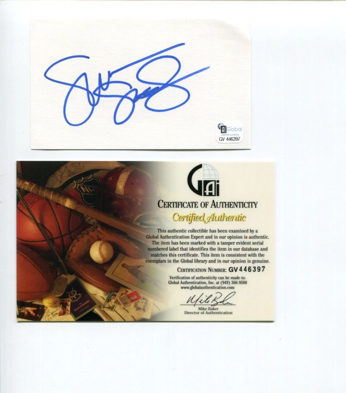 Summer Sanders US Olympic Gold Silver Bronze Swimmer Rare Signed Autograph COA
