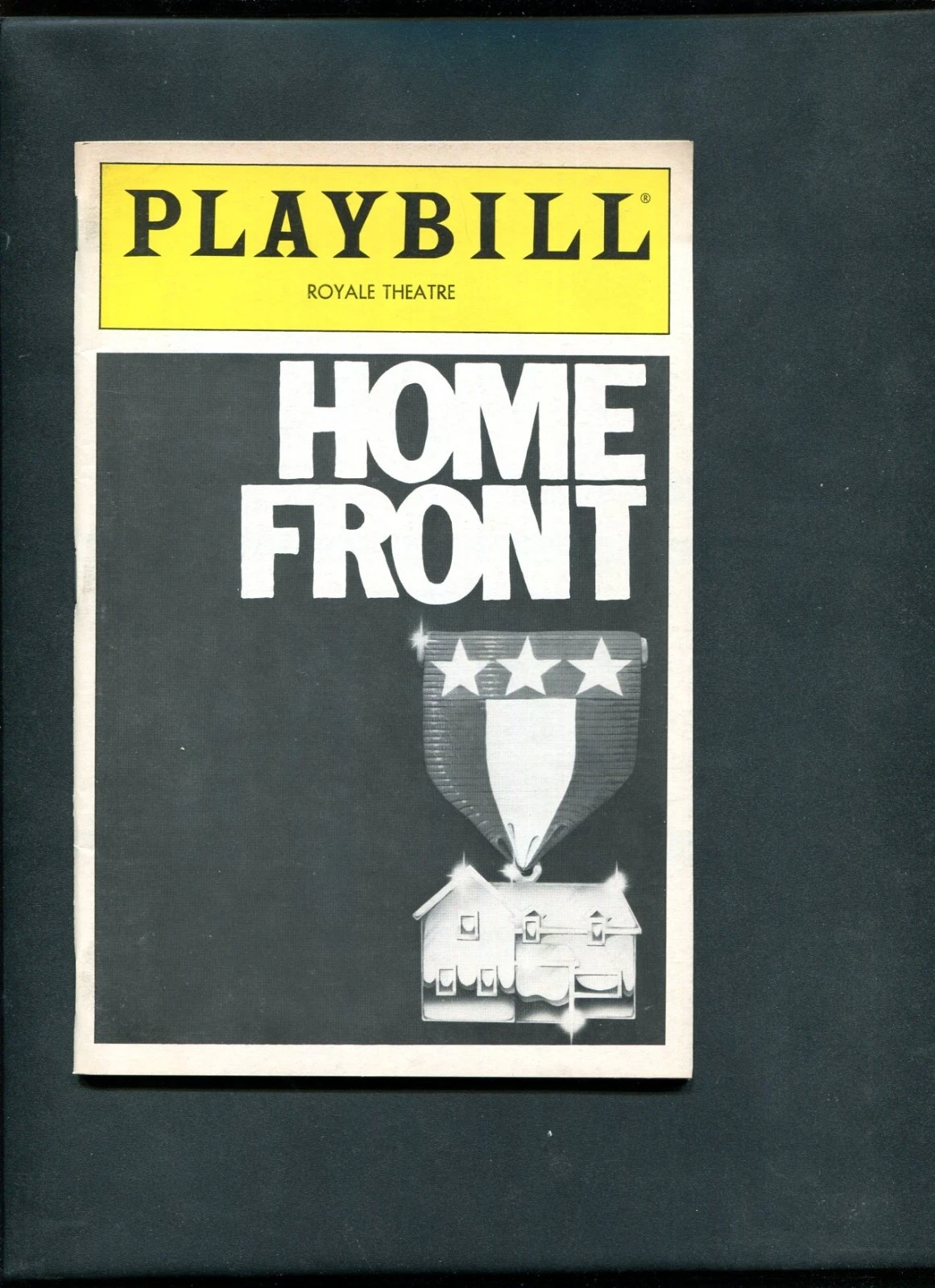 Carroll O'Connor Frances Sternhagen Home Front 1985 Opening Night Playbill
