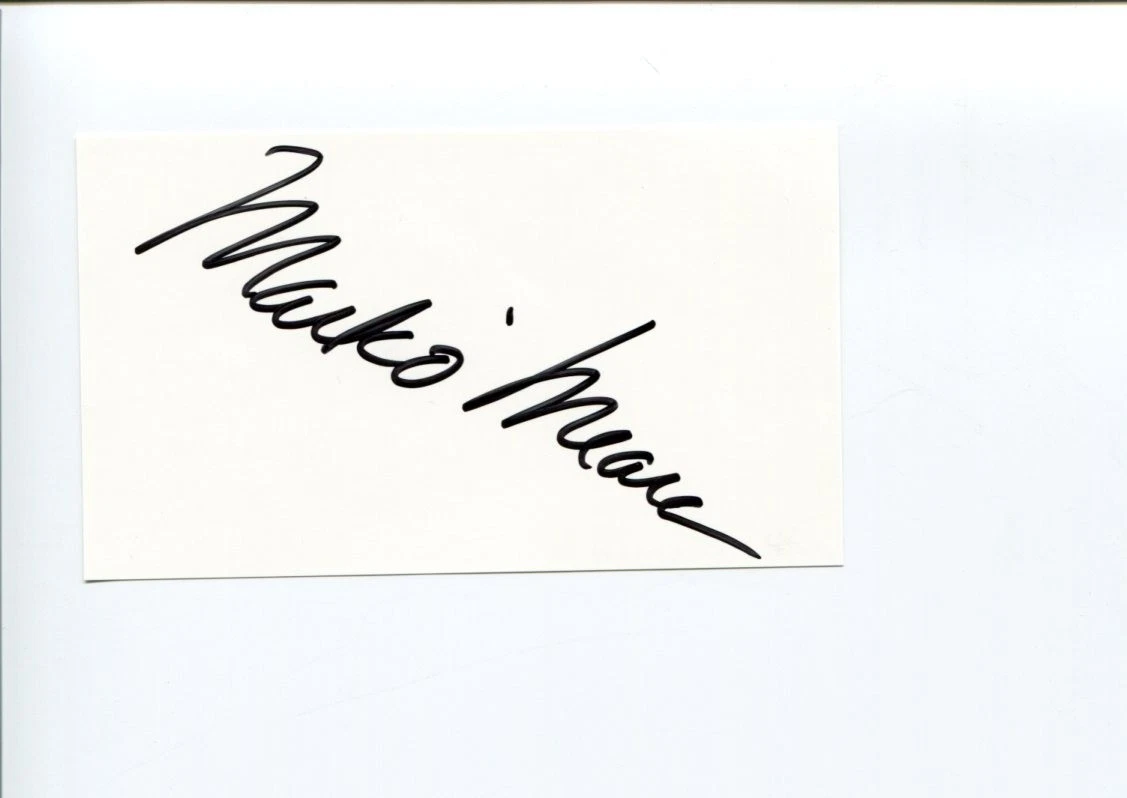 Mark O'Meara PGA Golf Masters British Open Ryder Cup Champ Signed Autograph
