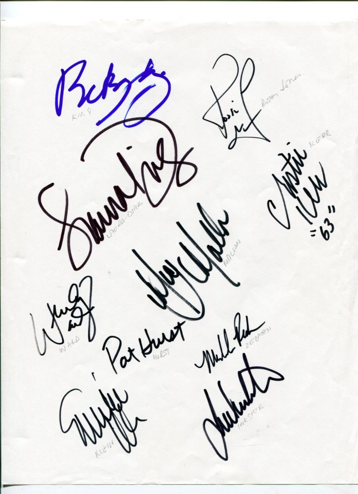 2002 US Solheim Cup Team Rare Golfer Golf Signed Autograph
