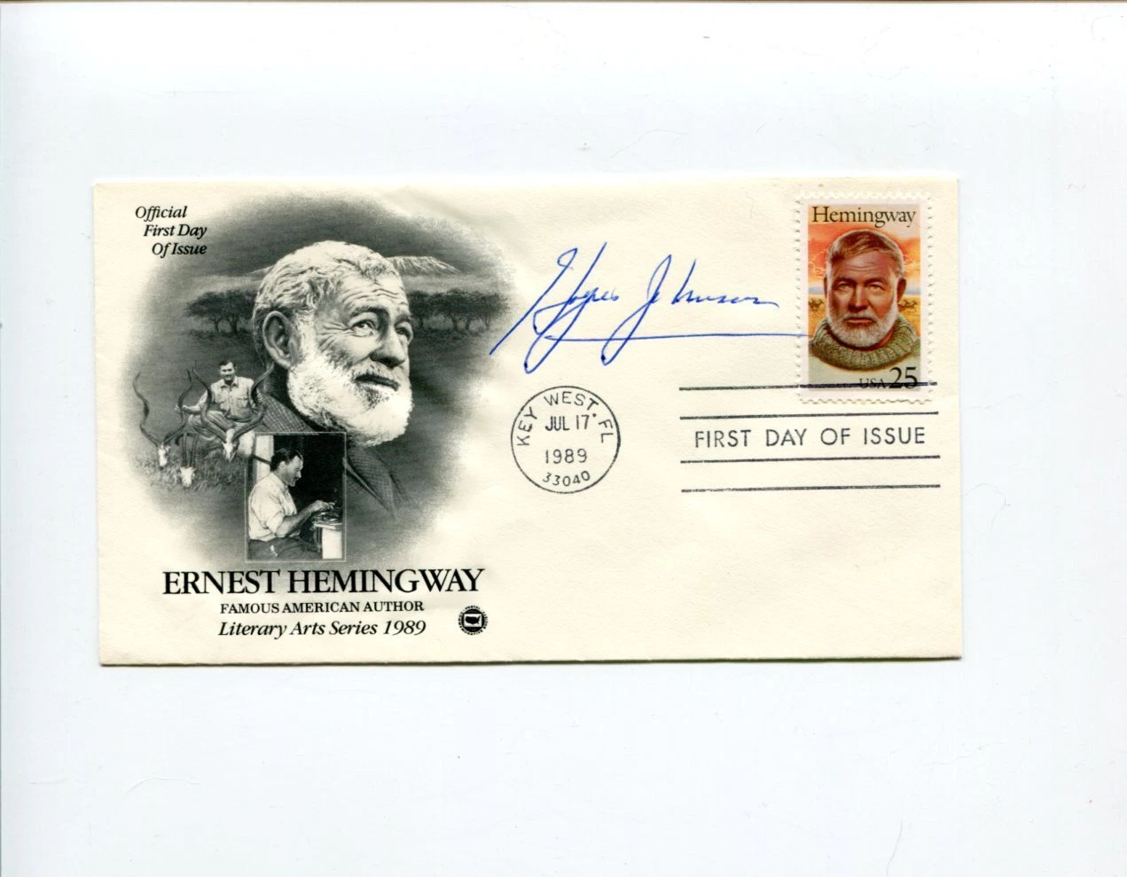 Haynes B Johnson Pulitzer Prize Winner Author Journalist Signed Autograph FDC
