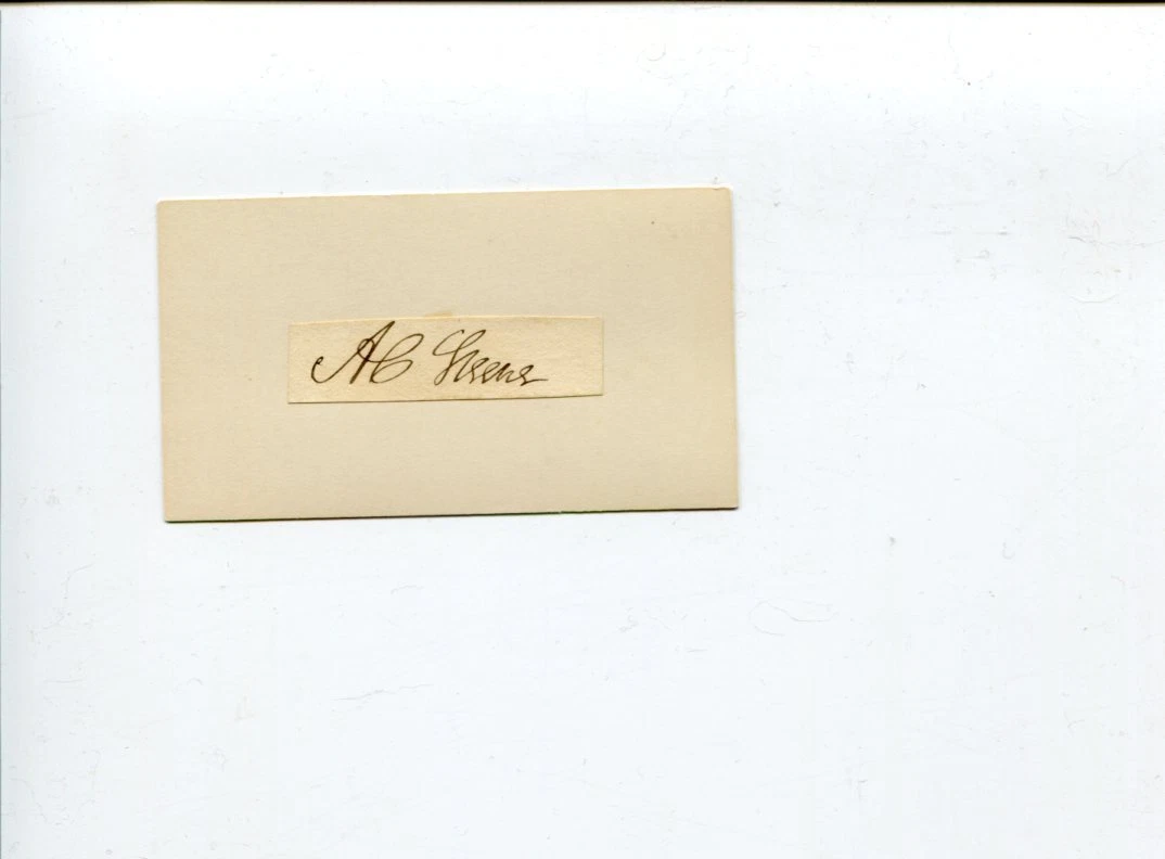 Albert C. Greene RI Rhode Island US Senator Congress Signed Autograph
