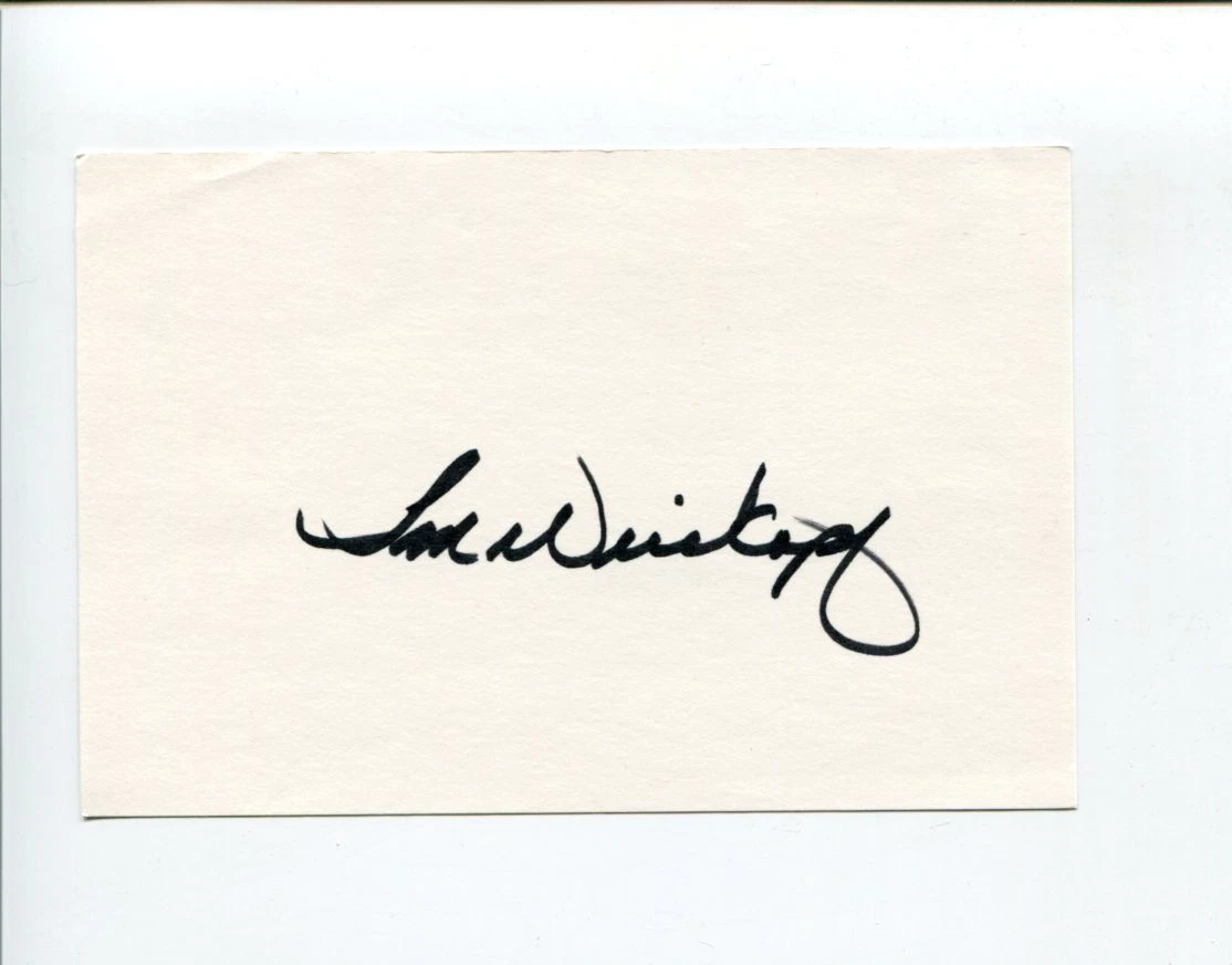 Tom Weiskopf PGA Golf British Open Ryder Cup Champ Signed Autograph
