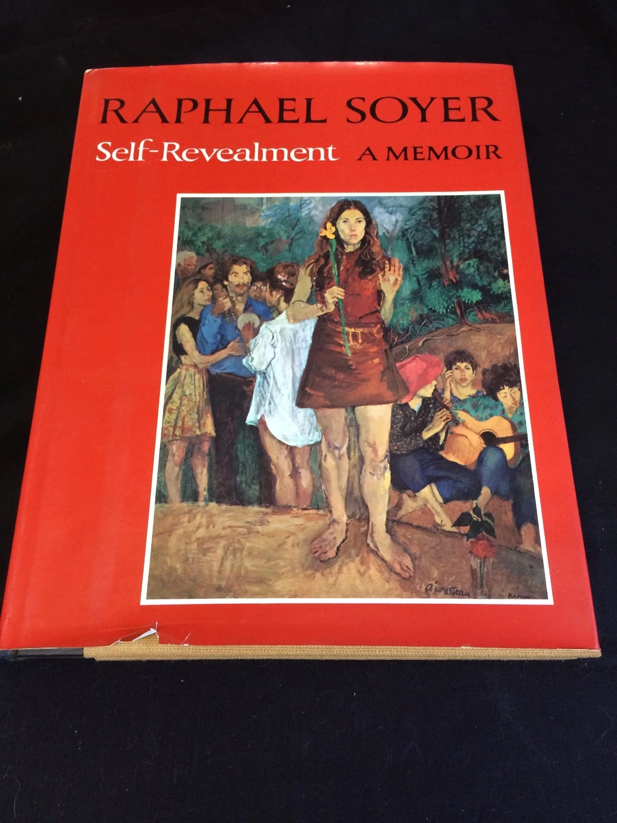 Raphael Soyer Self-Revealment Memoir Signed Autograph 1st Edition Hardback Book
