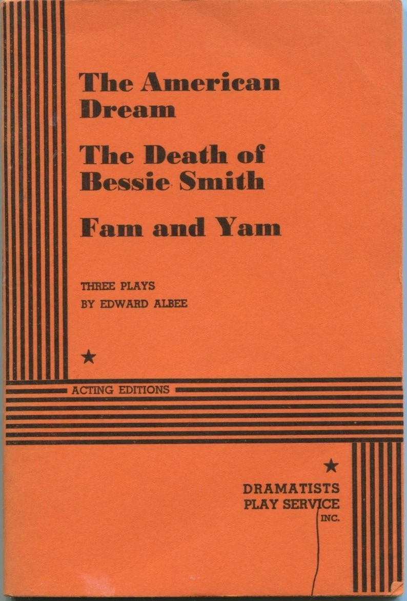 Edward Albee The American Dream Death Of Bessie Smith Fan And Yam Signed Play
