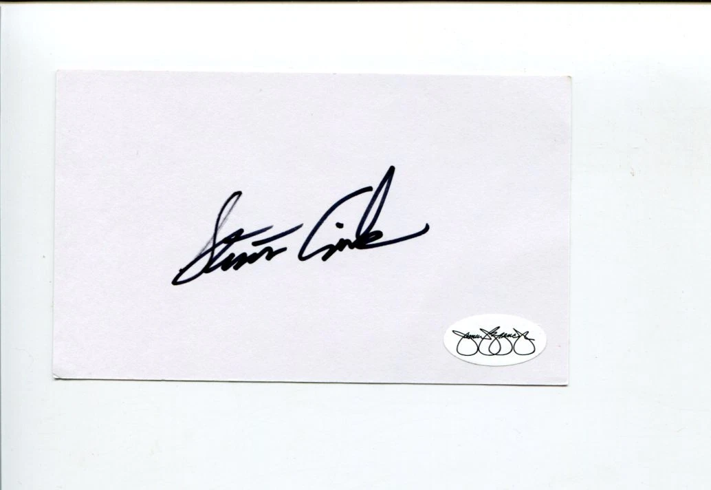 Stewart Cink PGA Golf Golfer Ryder Cup Presidents Cup Champ Signed Autograph JSA
