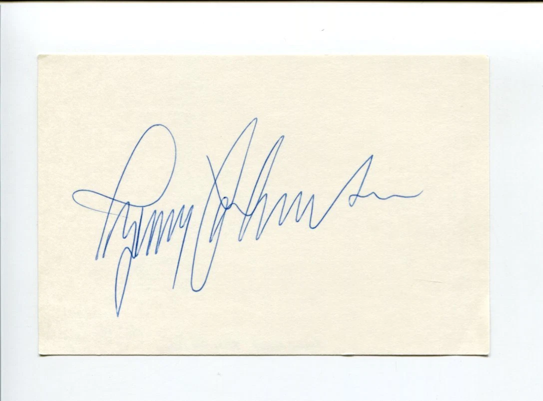 Ingemar Johansson Olympic Silver World HOF Boxing Champ Signed Autograph
