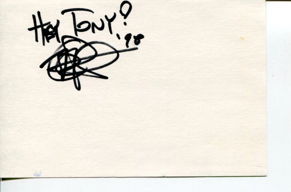 Ed Robertson Barenaked Ladies Singer Guitarist Signed Autograph
