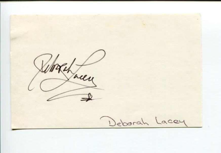 Deborah Lacey Mad Men The Fosters Star Trek: Deep Space Nine Signed Autograph
