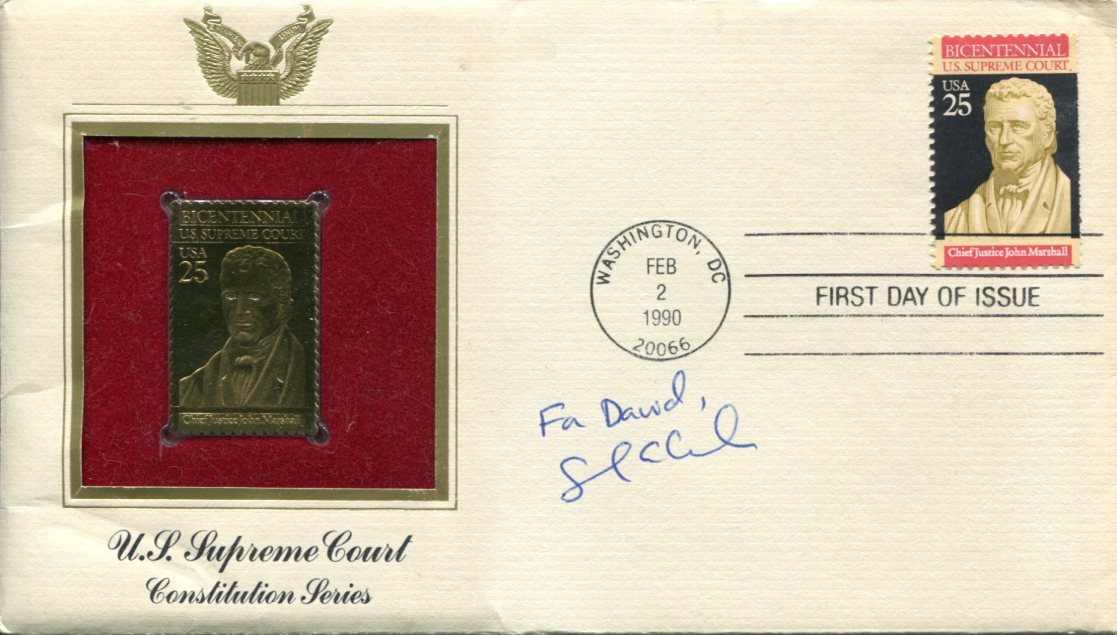 Samuel Alito US Supreme Court Justice Law Judge Rare Signed Large Autograph FDC
