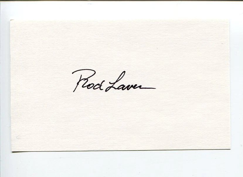 Rod Laver Wimbledon Australian US French Open Tennis HOF Signed Autograph
