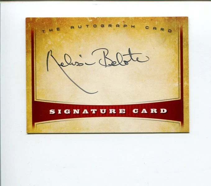 Melissa Belote US Olympic Gold Swimmer HOF Arizona State Signed Autograph Card
