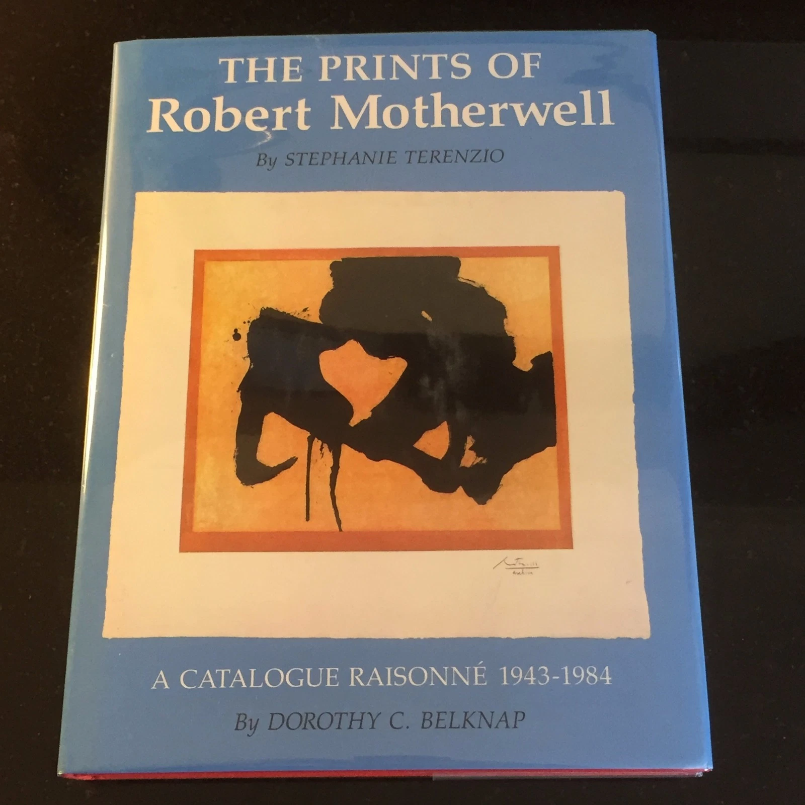 The Print of Robert Motherwell New York School Artist Rare Signed Autograph Book
