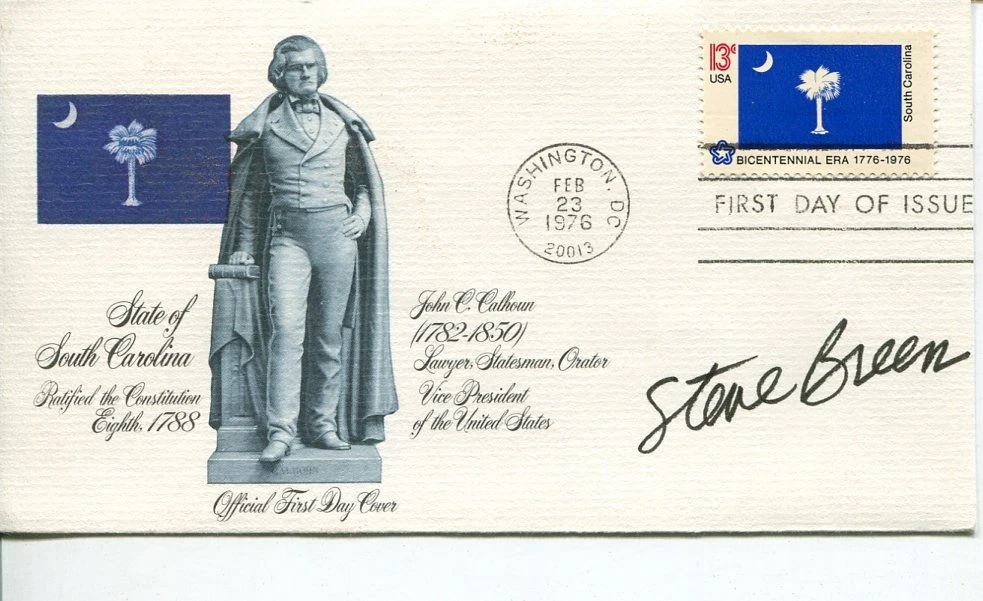 Steve Breen Pulitzer Prize Cartoonist Artist Rare Signed Autograph FDC
