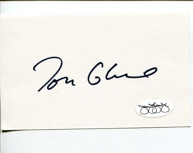 Tom Glavine Atlanta Braves New York Mets World Series Champ Signed Autograph JSA
