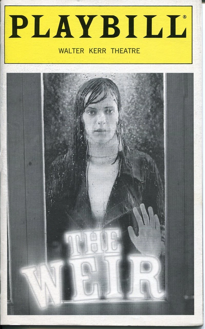 Kieran Ahern Dermont Crowley Jim Norton The Weir Aug 1999 Playbill
