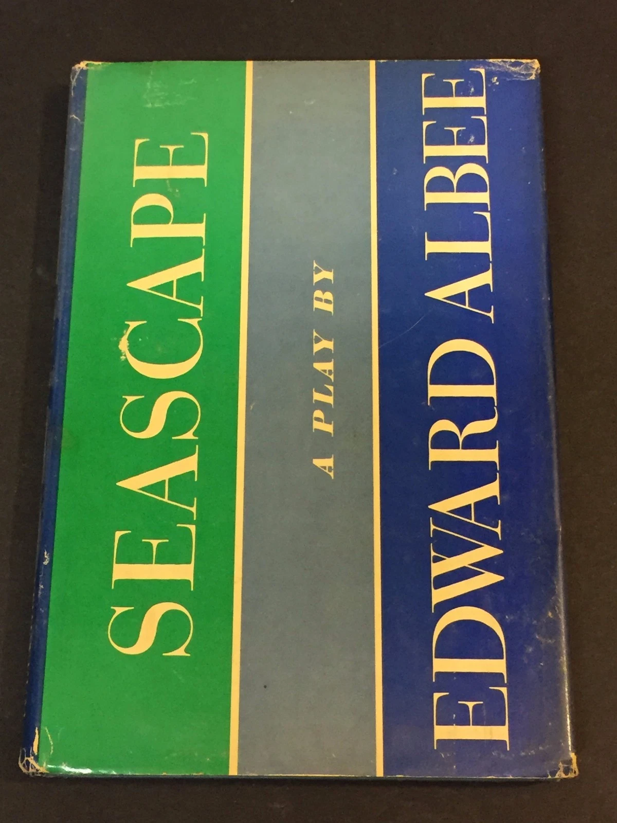Edward Albee Rare Seascape Signed Hard Cover Autograph Book
