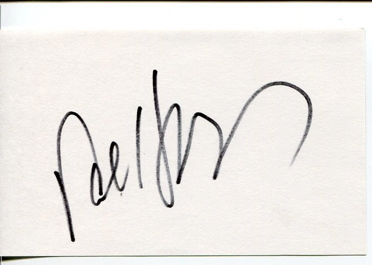 Paul Haggis Crash Million Dollar Baby Director Oscar Winner Signed Autograph
