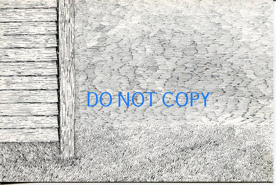 Edward Gorey Dogear Wryde Southwest Corner of 23 Poplar Road Original Postcard
