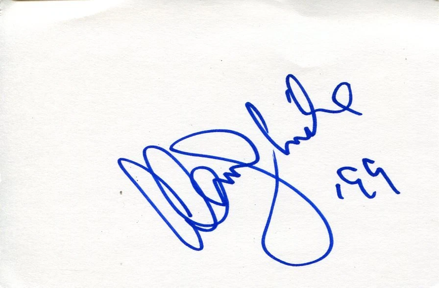 Alan Thicke Growing Pains Composer The Facts of Life Actor Signed Autograph
