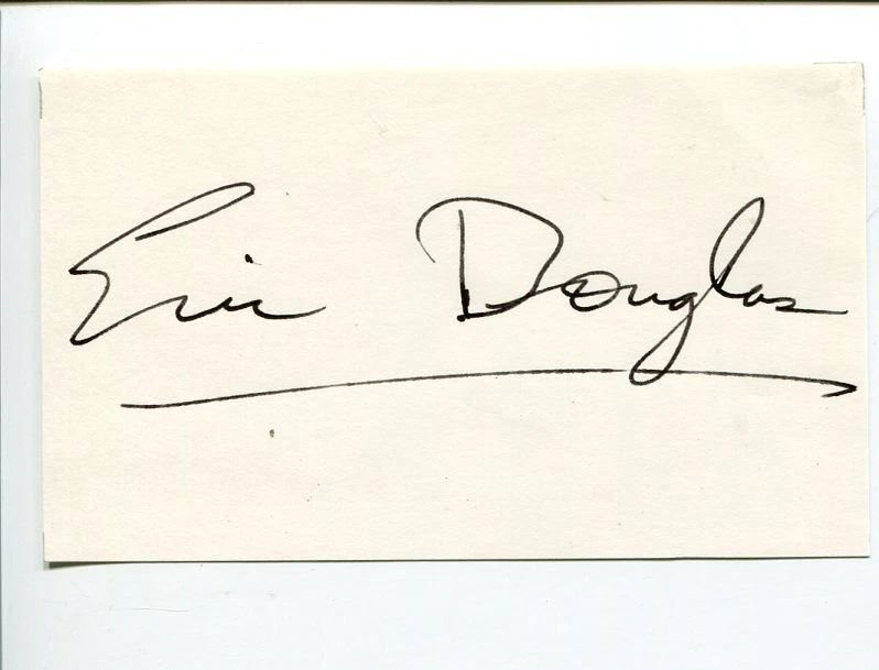 Eric Douglas The Golden Child A Gunfight Delta Force 3 Signed Autograph
